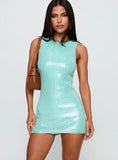 Yumiko Romper Blue Sparkle