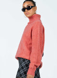 Oswin Turtleneck Sweater Orange
