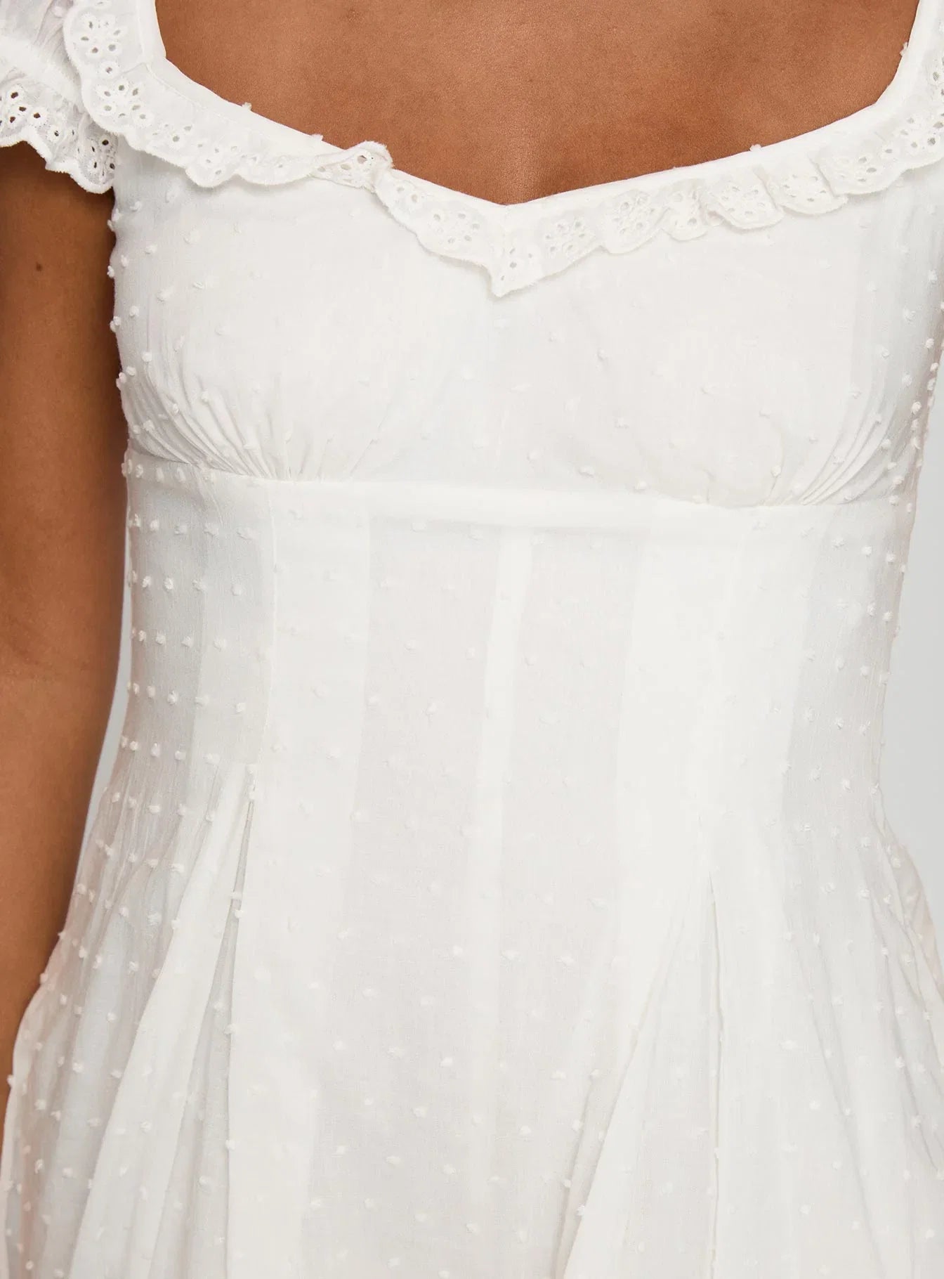 Want Your Love Playsuit White