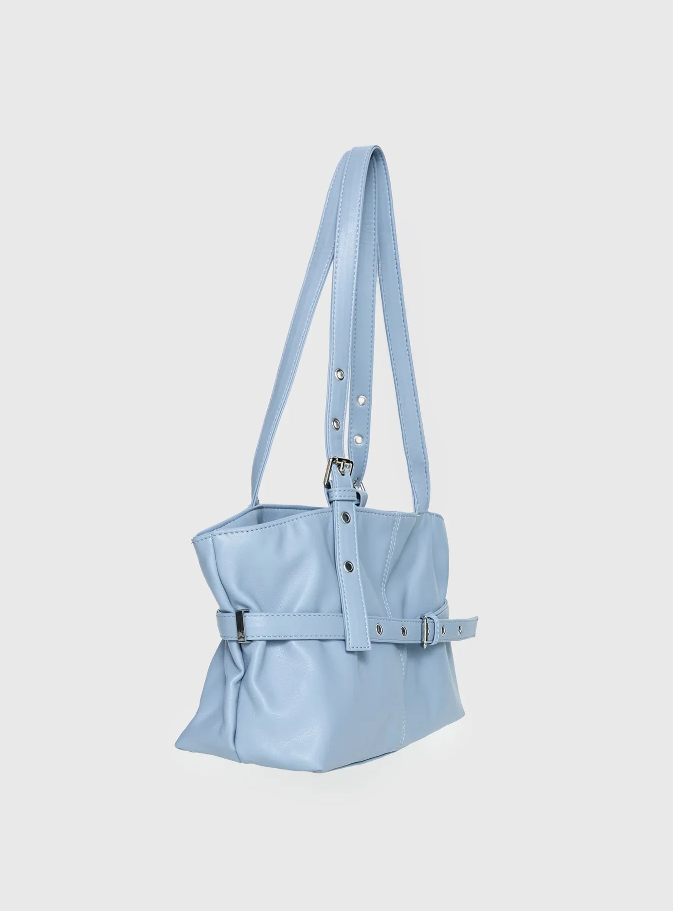 Sabyna Buckle Shoulder Bag Blue
