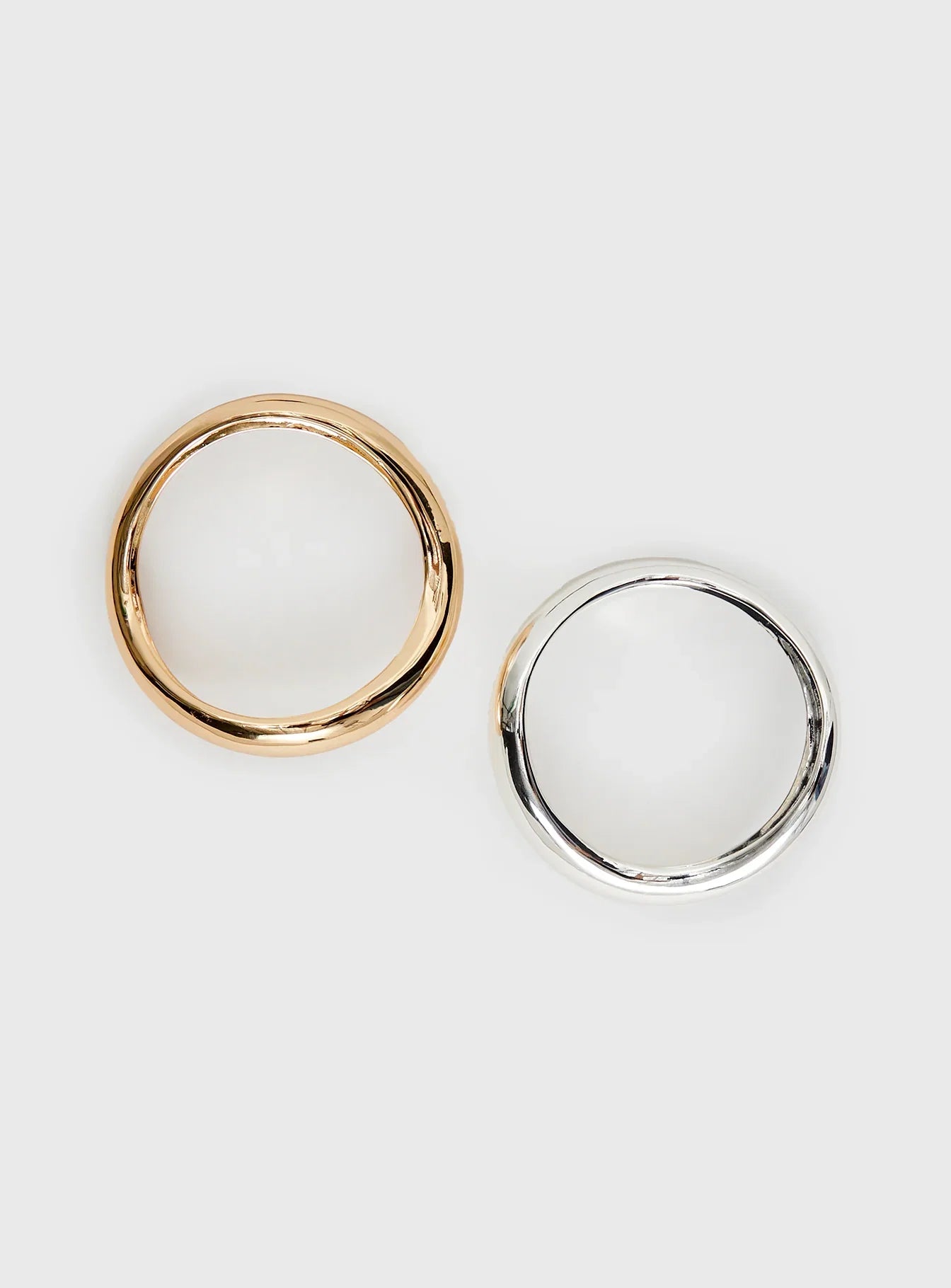 Softer Side Bangle Pack Silver Gold