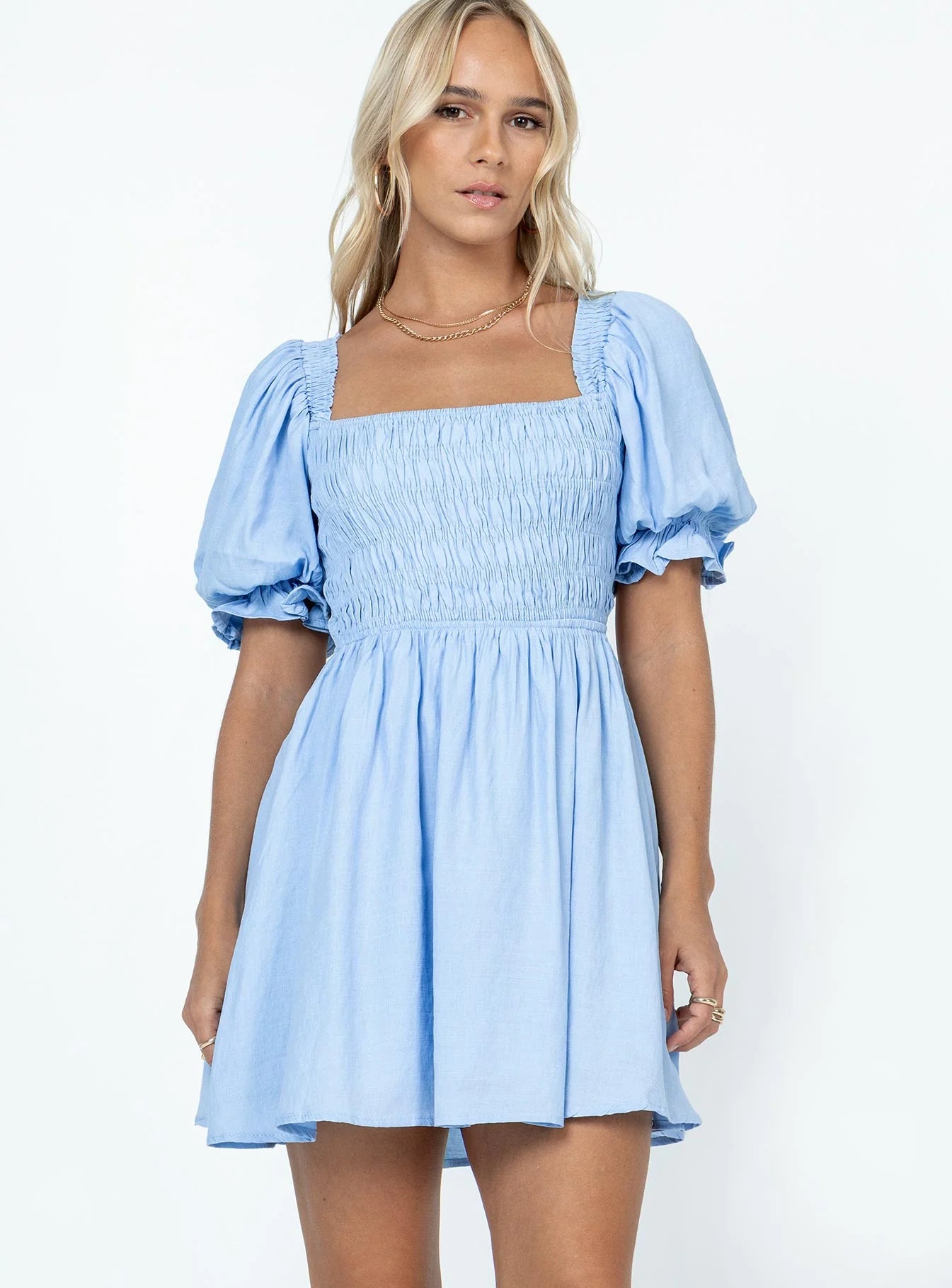Dani Mini Dress Blue