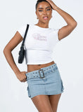 Iconic Cargo Mini Skirt Denim