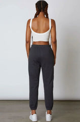 Ronnie Pewter Grey Drawstring Joggers