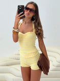 Want You More Halter Set Yellow