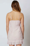 Tessa Lilac Tie Front Mini Dress