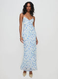 Emily Maxi Dress Blue Floral