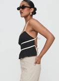 Daxon Top Black Cream