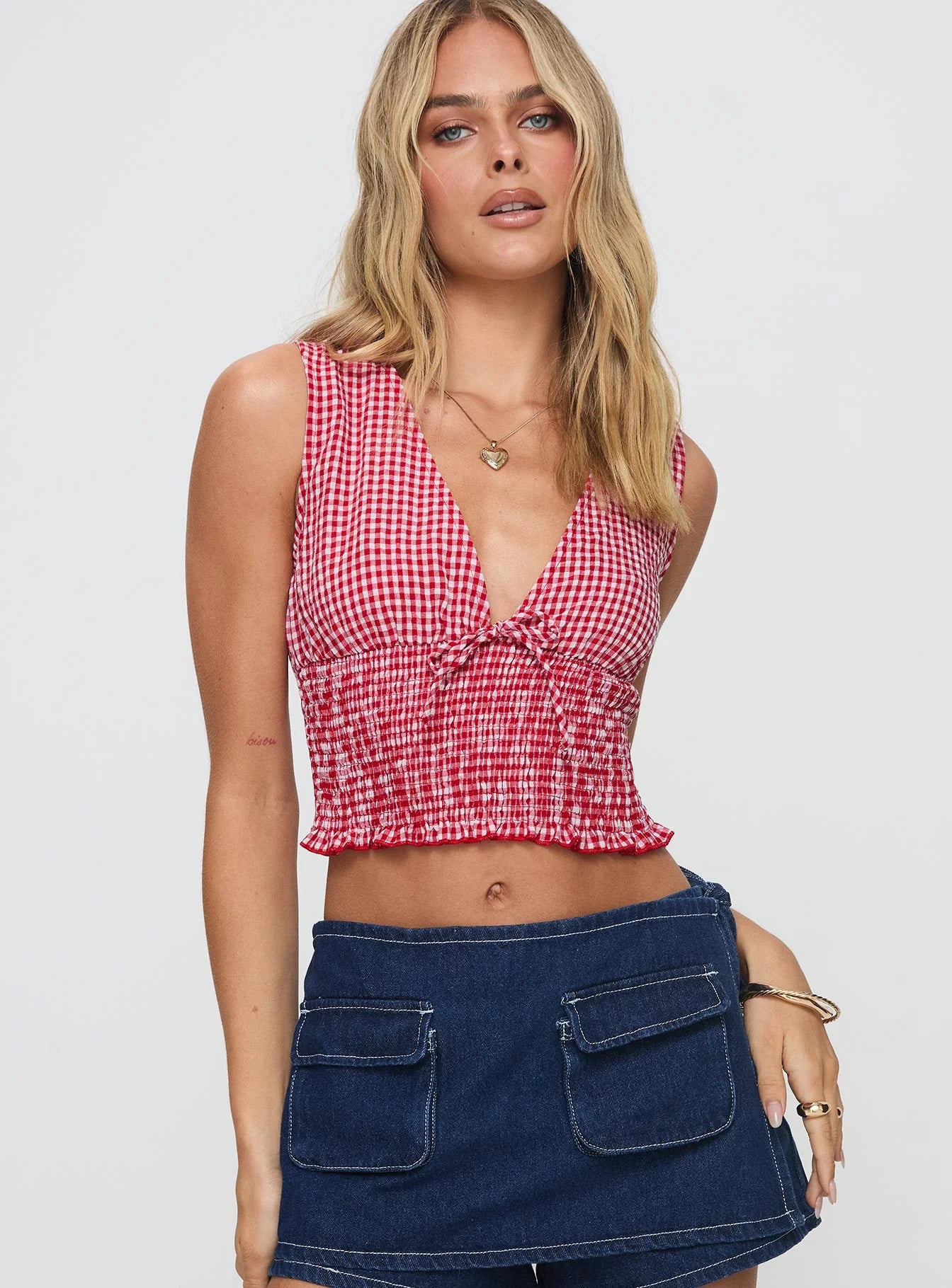 Mixing It Up Top Red White