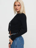 Passoni Long Sleeve Top Black