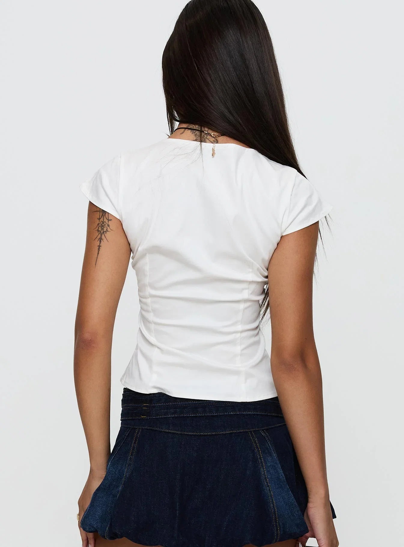 Indulgence Corset Top White