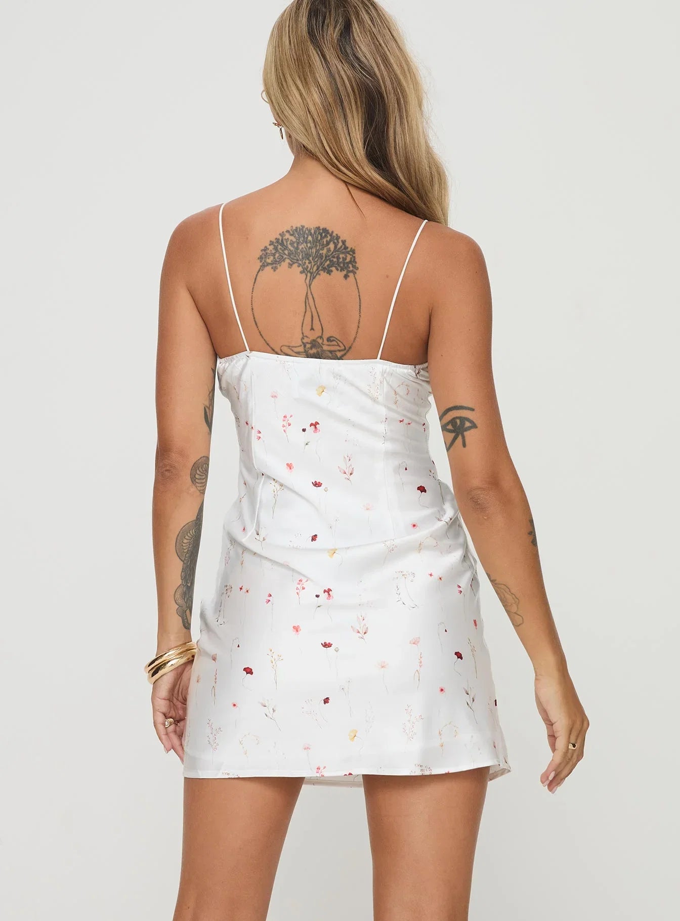 Snowbird Mini Dress White Floral