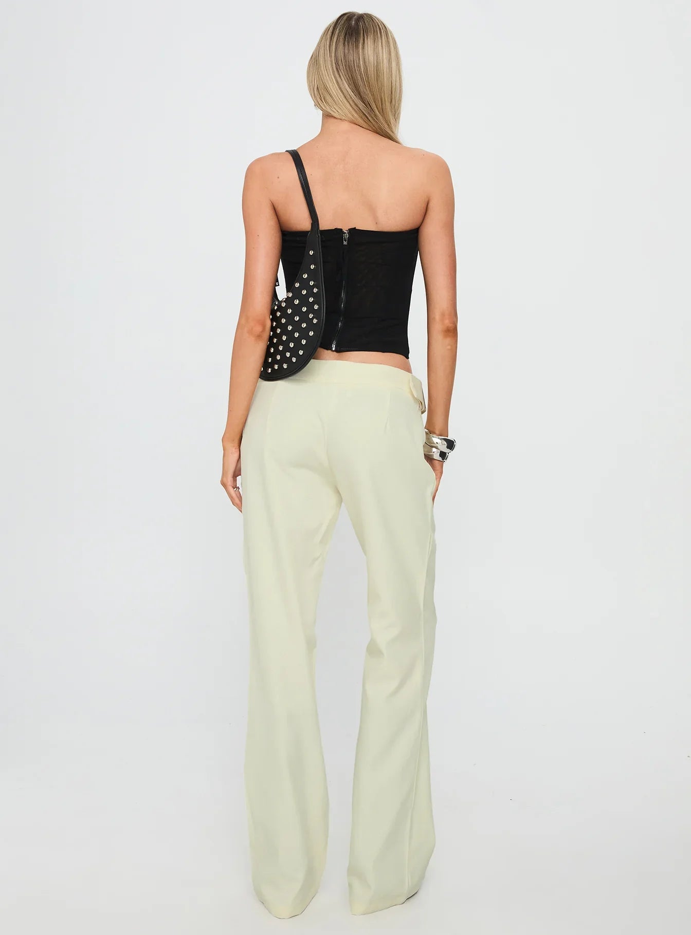 Alyanna Hardware Pants Cream