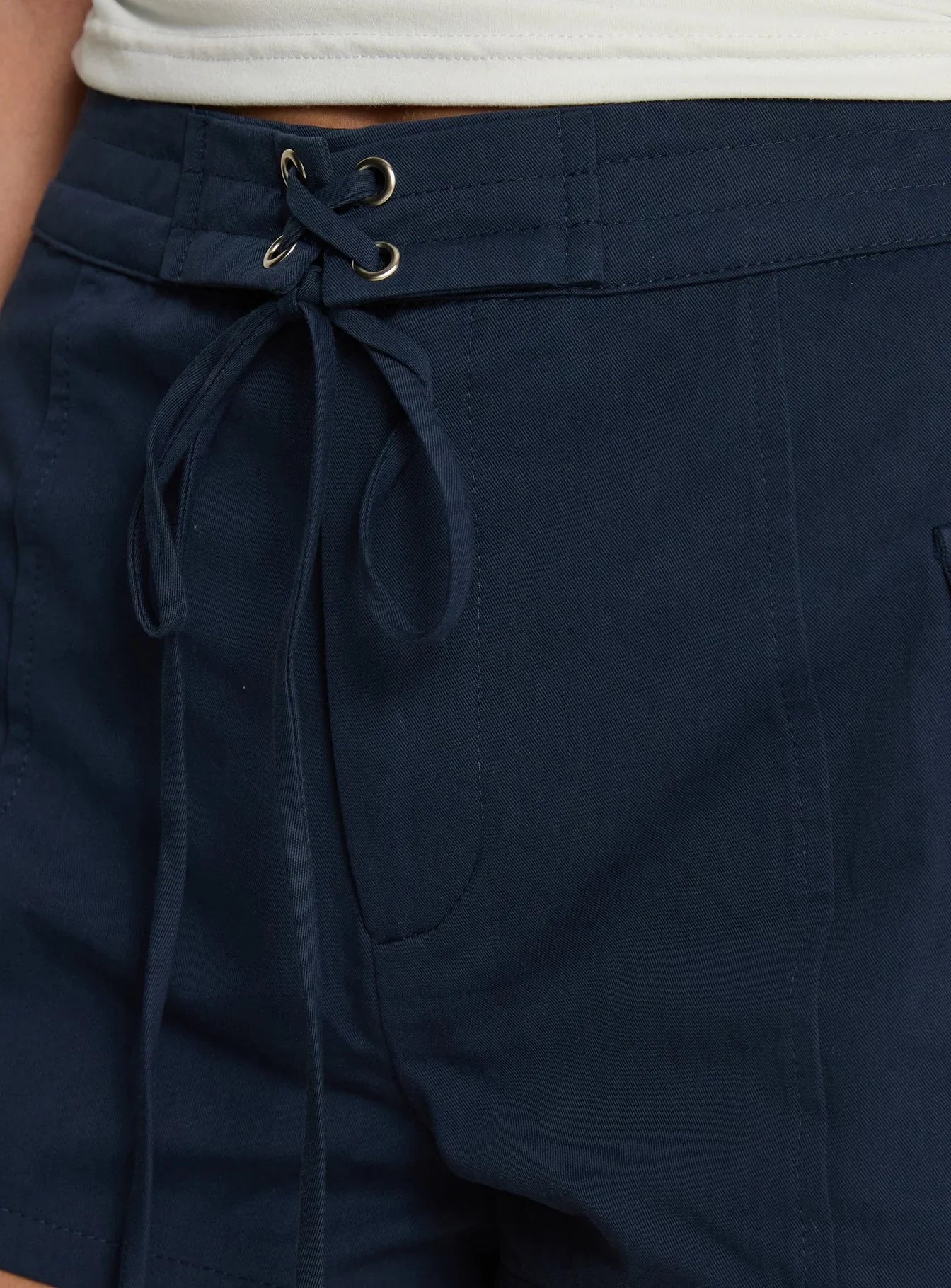 Torrie Tie Waist Short Navy