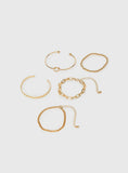 Over Here Bracelet Set Gold