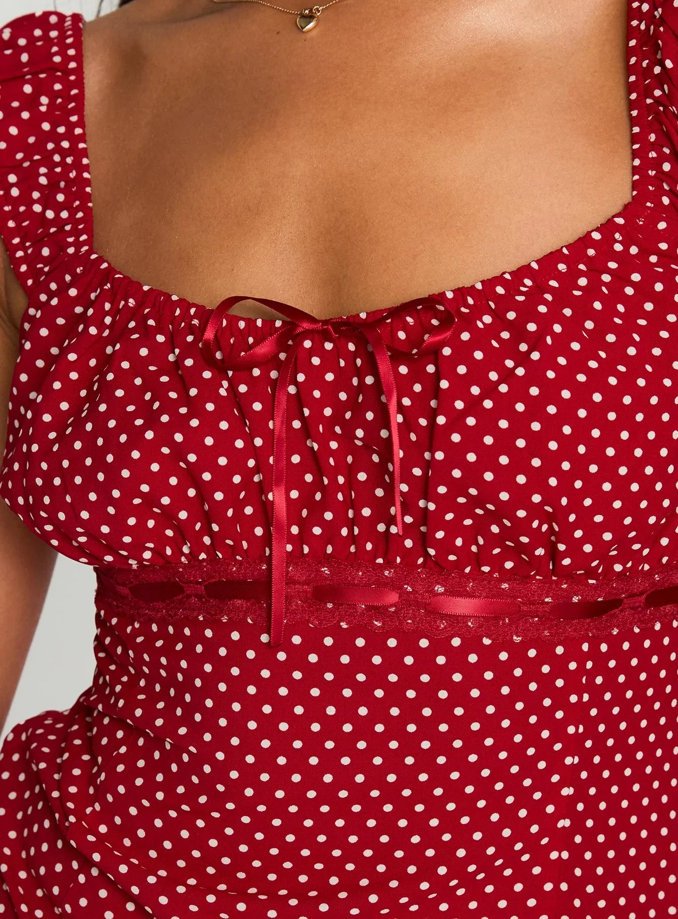 Garconne Top Red Polka Dot