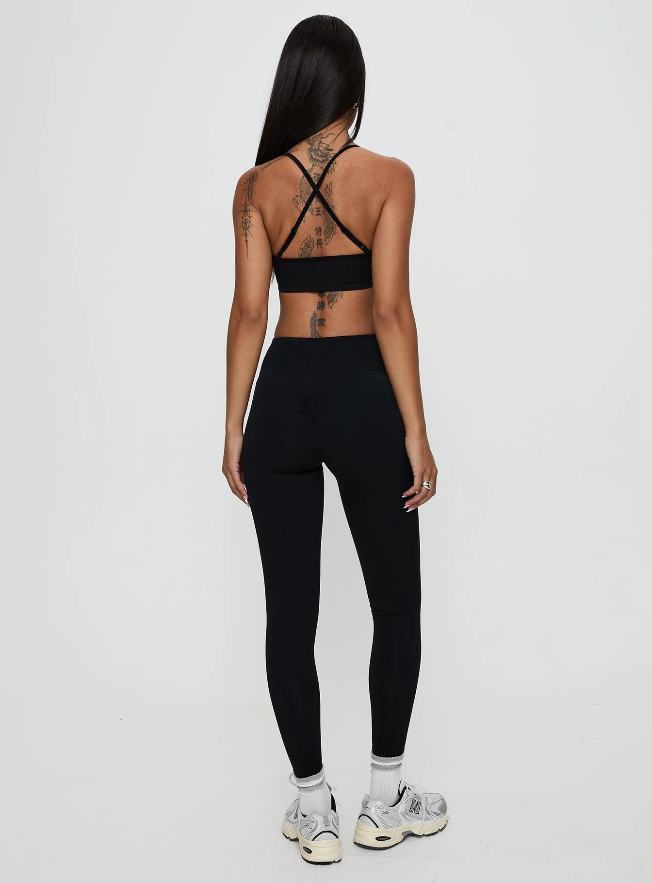 Dellah Ruched Back Leggings Black