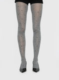 Coretta Tights Grey Black Polka