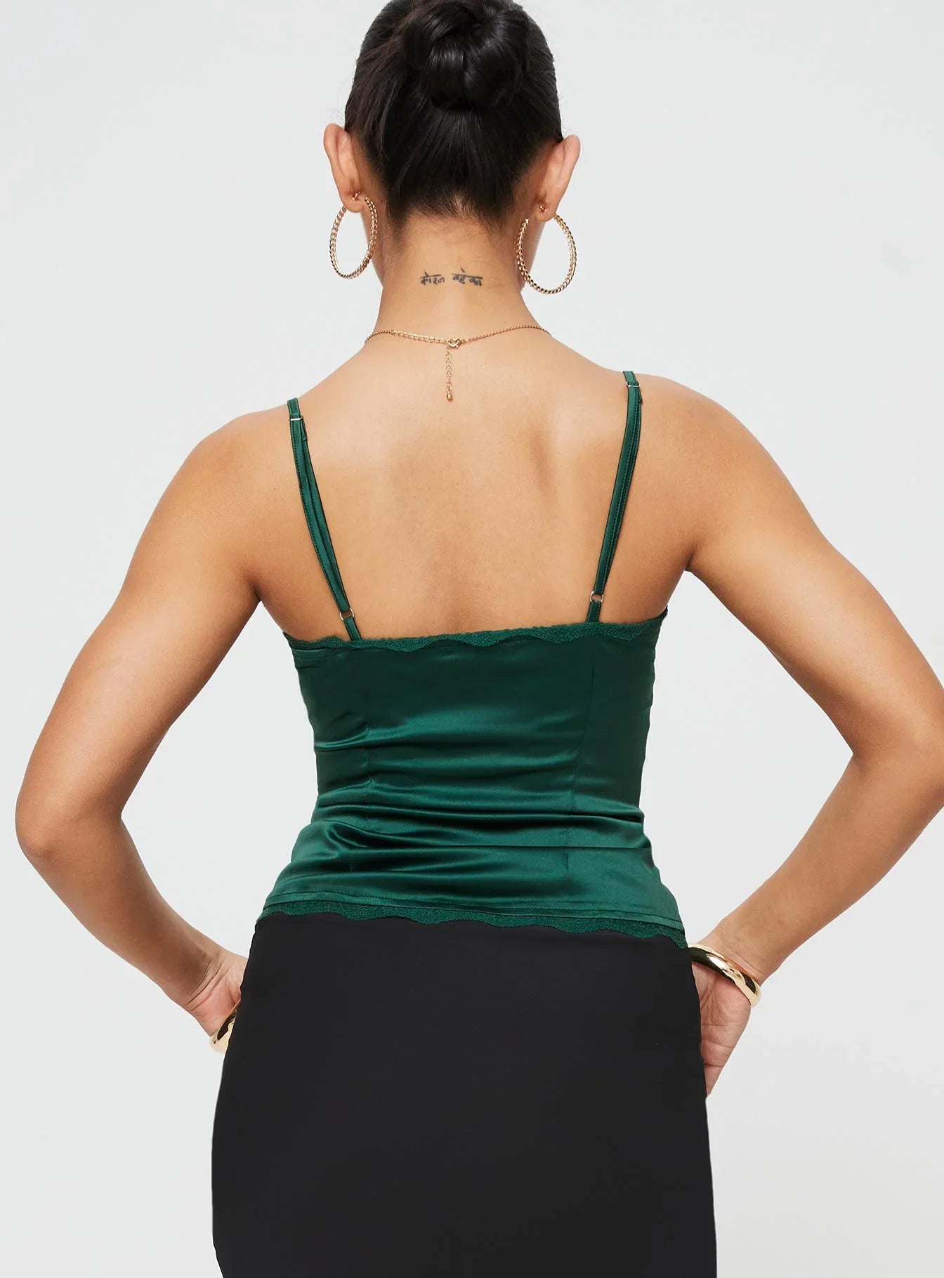Juliana Top Forest Green