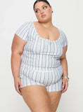Yearning Rib Sleep Set Multi Curve