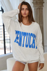 Kentucky Grey Crew Neck Sweatshirt