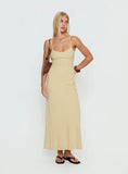Montie Scoop Maxi Dress Lemon