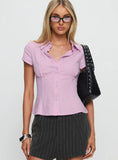 Cottesloe Blouse Top Pink
