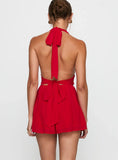 Got Me Started Romper Red