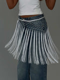 Karlotta Tassel Sarong White