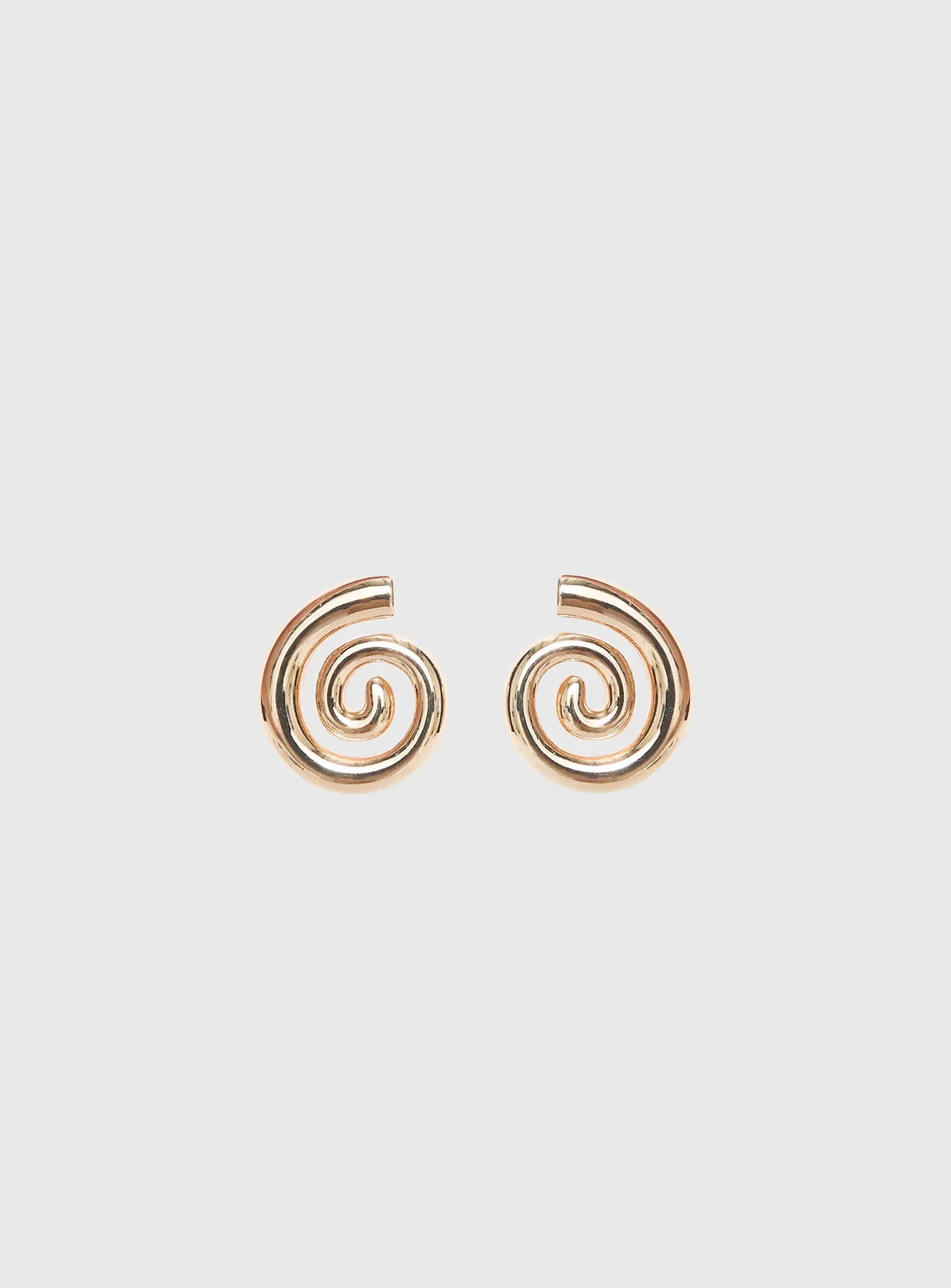 Ameleah Spiral Earrings Gold