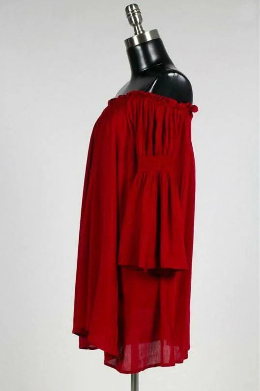 Happily Ever Off The Shoulder Shift Dress