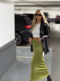 Harriette Maxi Skirt Green Lower Impact