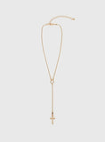 Arienne Y Necklace Gold