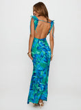 Symphonies Cowl Maxi Dress Multi