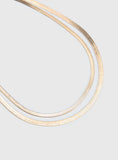 Follow Emotions Layered Necklace Gold