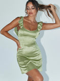 Jordana Mini Dress Green
