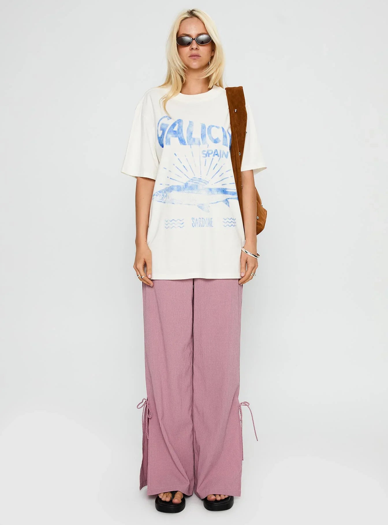 Galicia Spain Graphic Tee White Blue