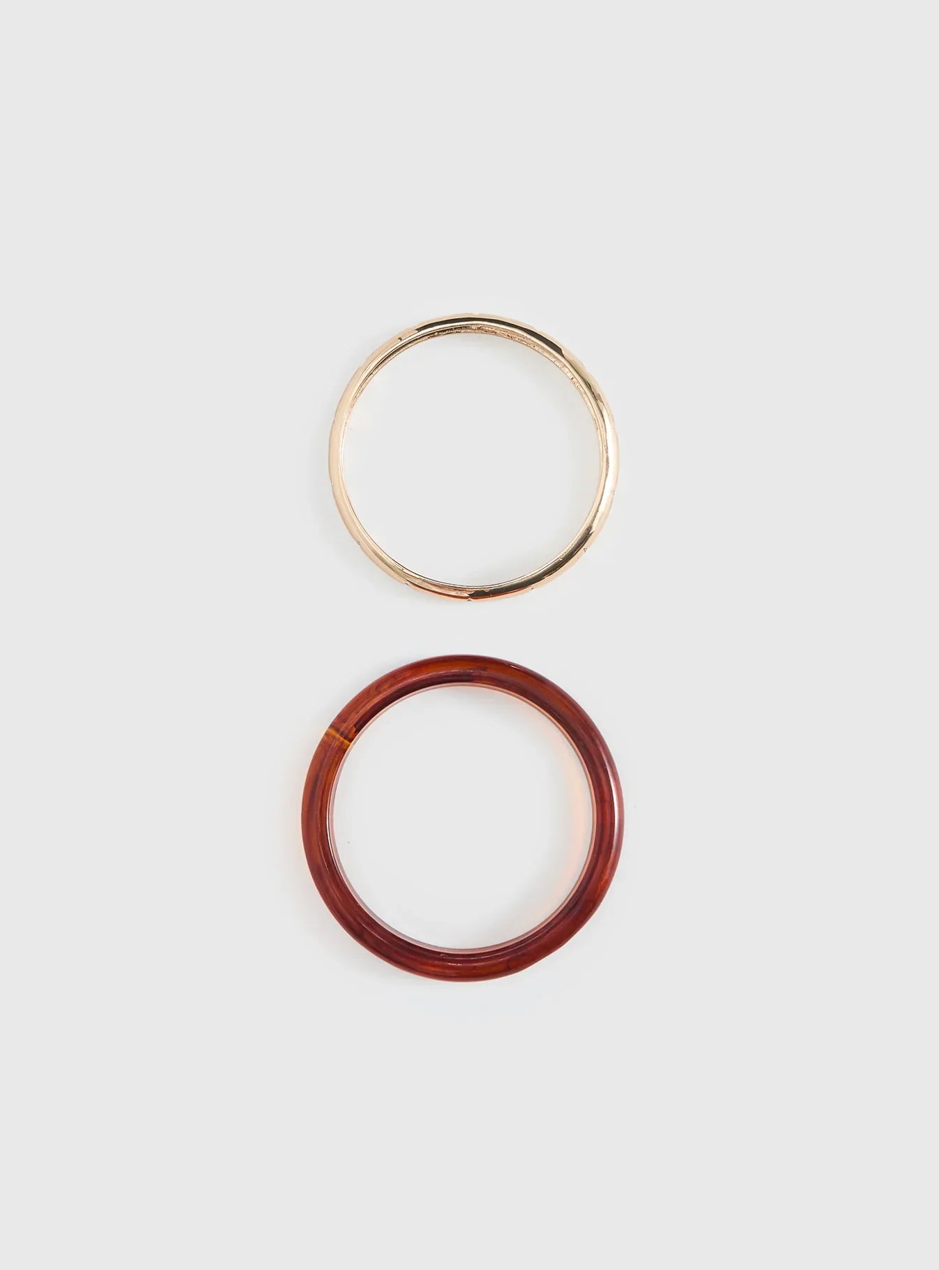 Rhi Rhi Diamante Resin Cuff Pack Brown Gold