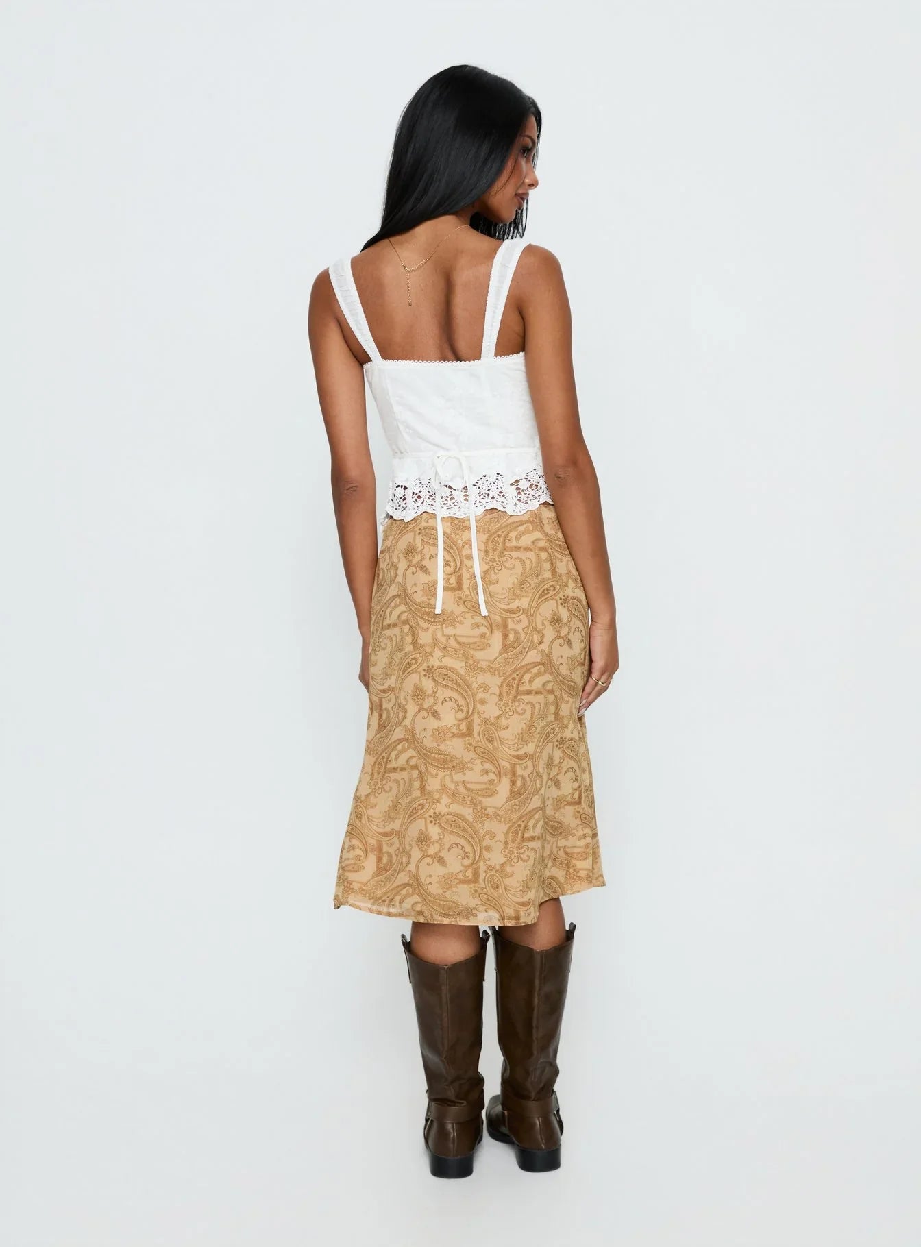 Moses Midi Skirt Paisley