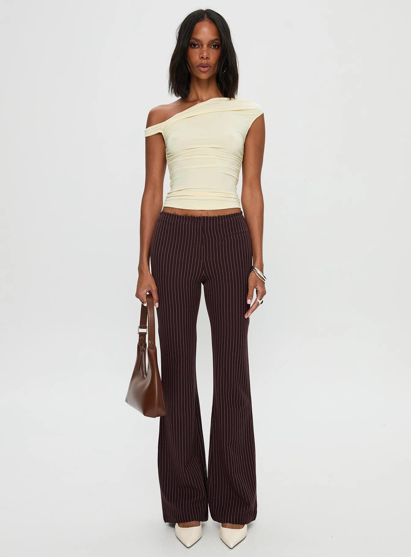 Sportia Flare Pants Brown