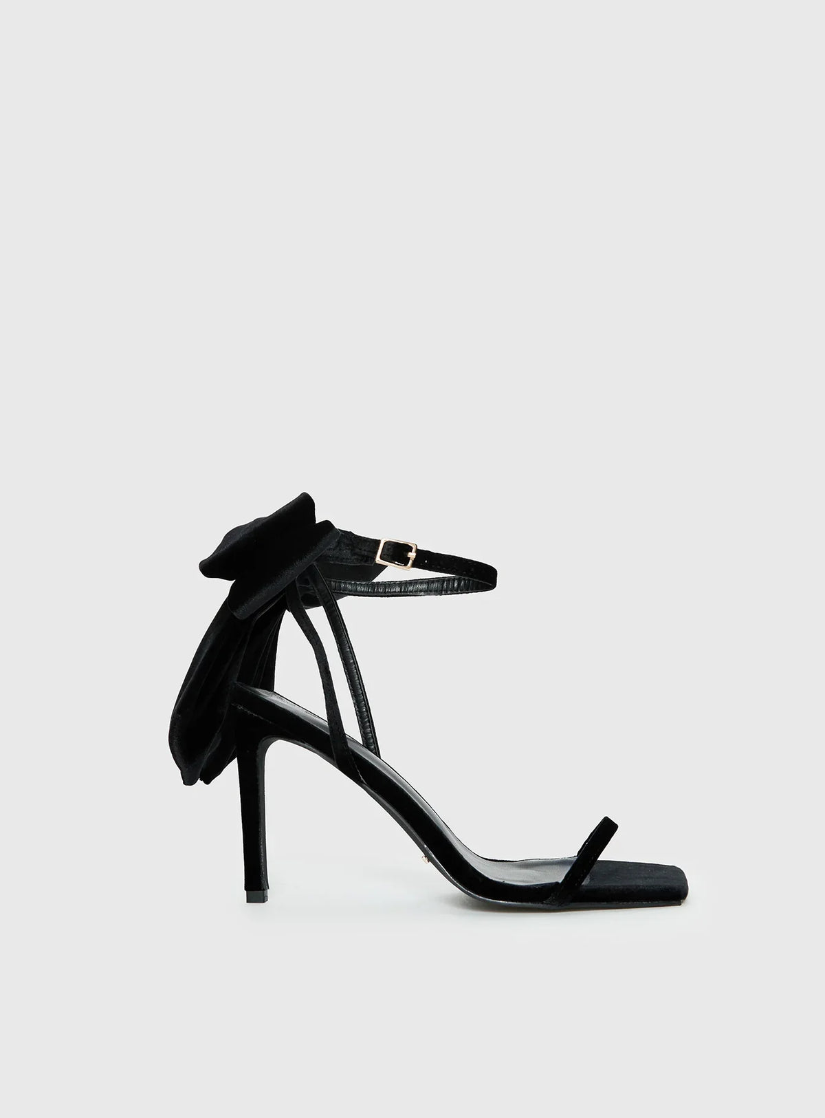 Billini Elesa Bow Detail Stiletto Heels Black