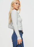 Passoni Long Sleeve Top Grey