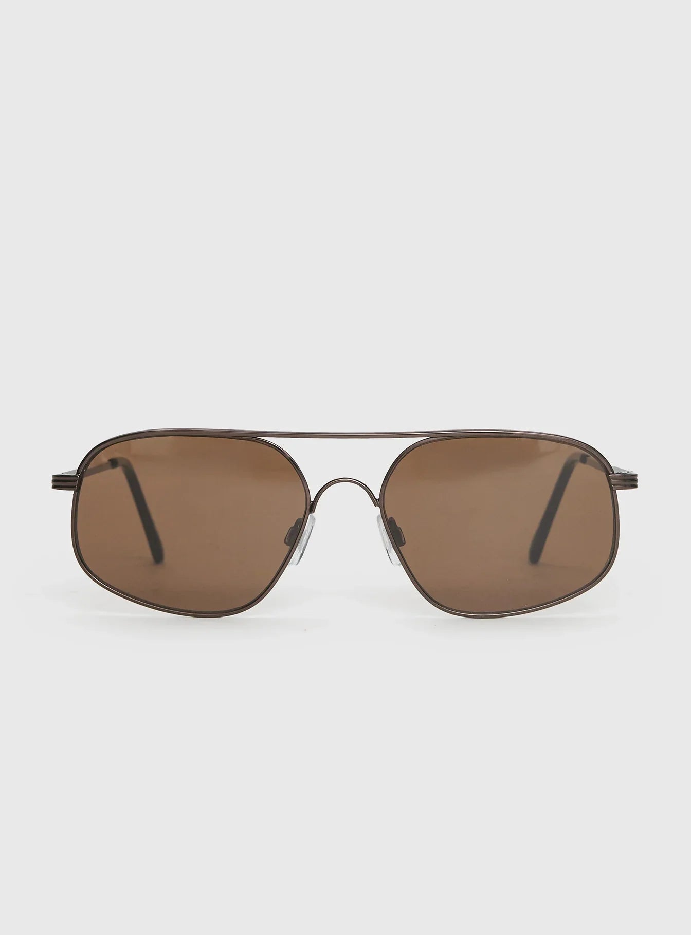 Elevation Aviator Sunglasses Bronze Brown