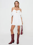 Cene Mini Dress White