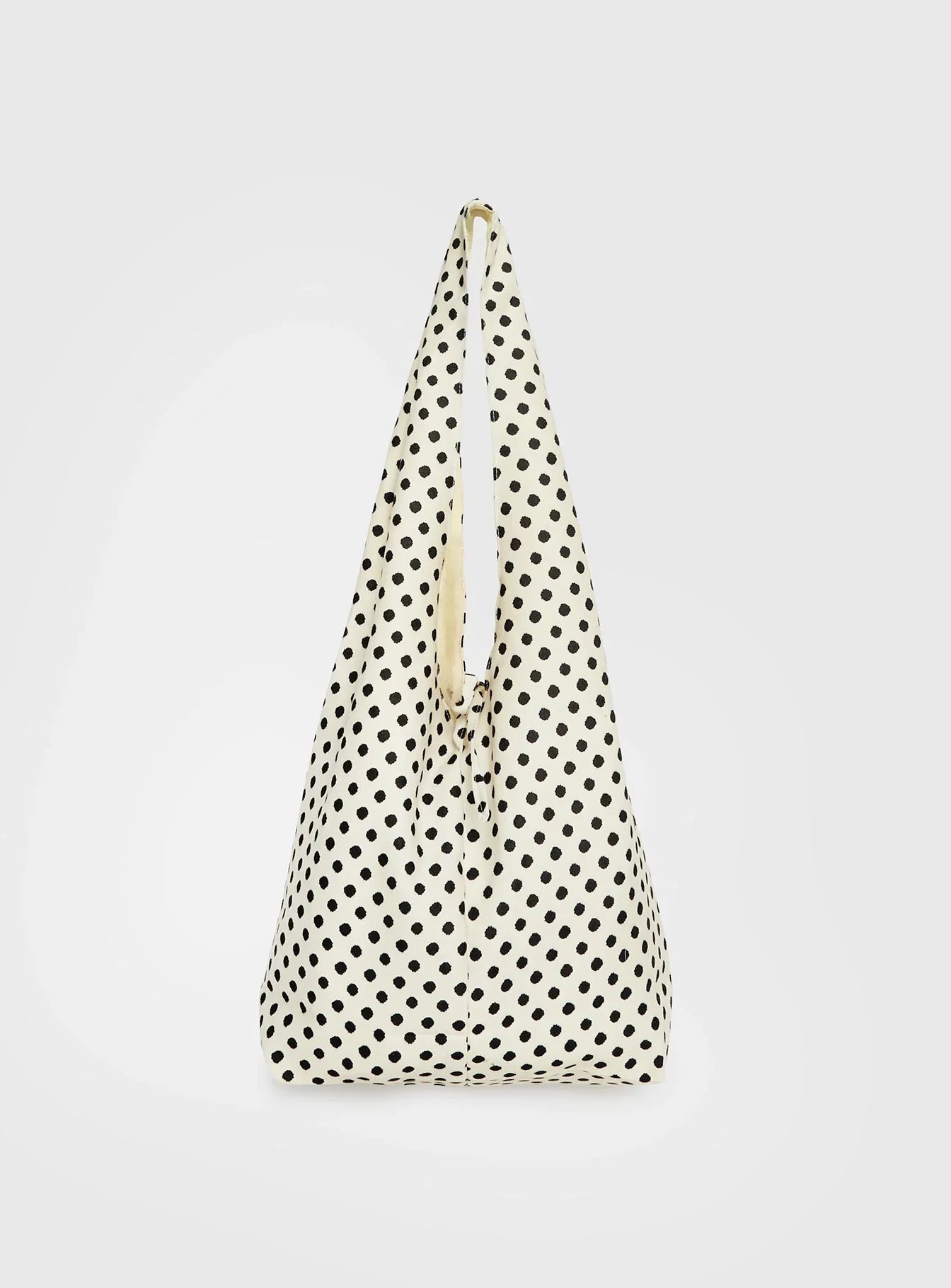 Sunday Sunrise Slouchy Bag White Polka Dot