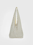 Sunday Sunrise Slouchy Bag White Polka Dot