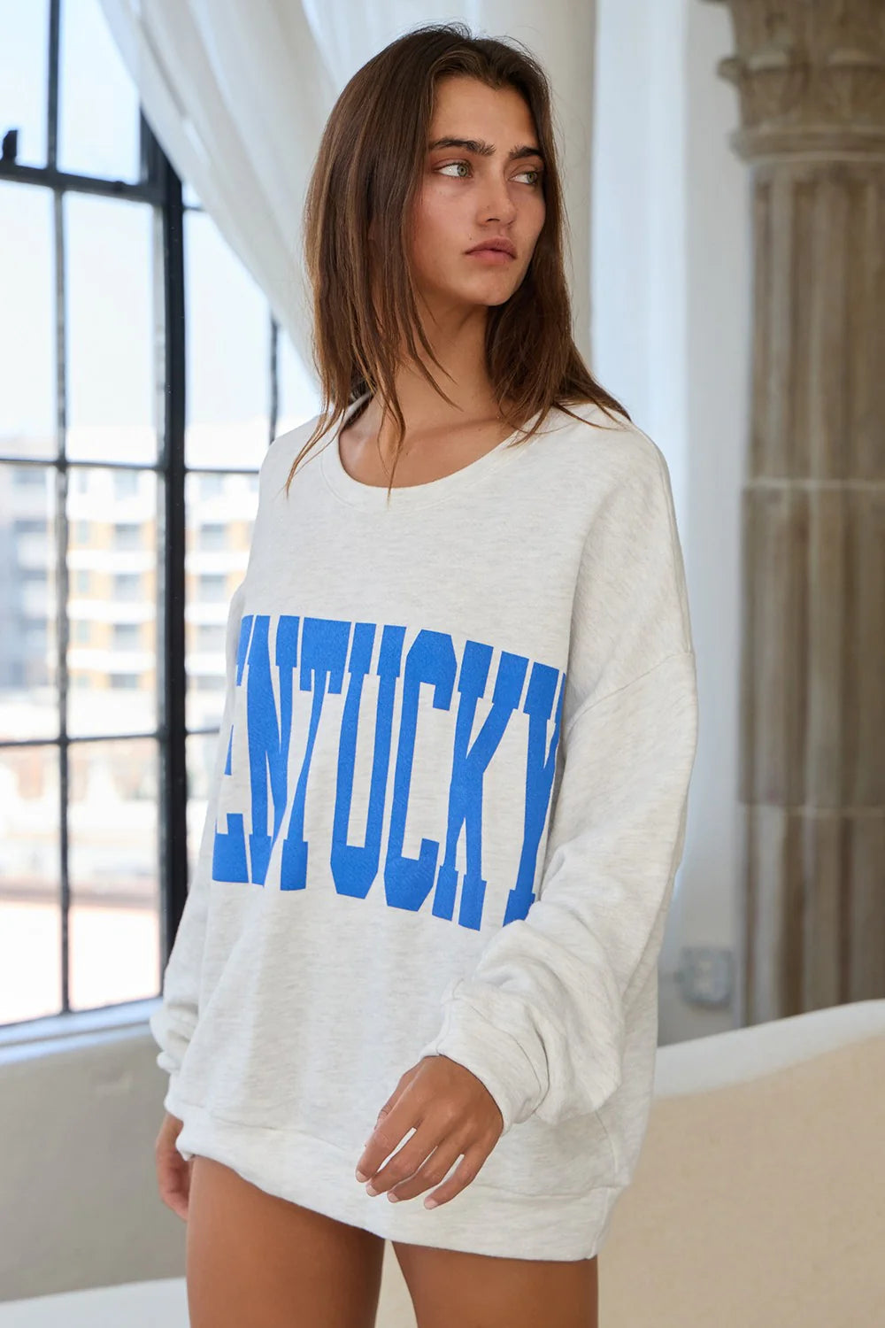 Kentucky Grey Crew Neck Sweatshirt