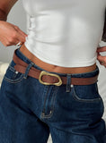 Leto Belt Brown Gold