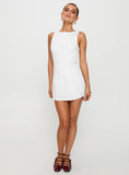 Yumiko Romper White Petite