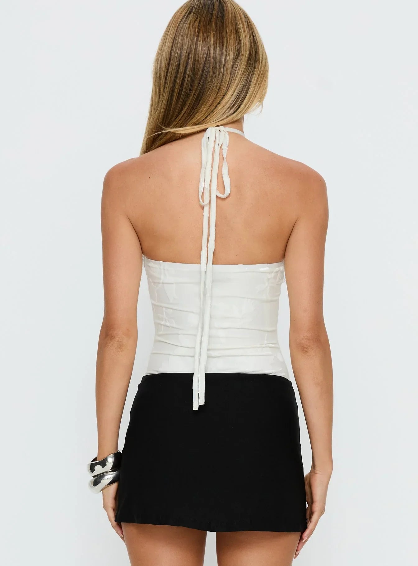 Selyna Tassel Detail Bodysuit Butter